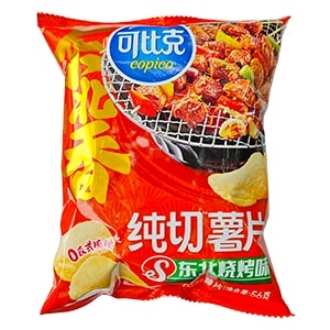 56g可比克纯切薯片（东北烧烤）