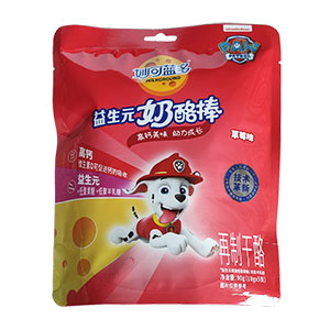 90g妙可蓝多益生元奶酪棒草莓