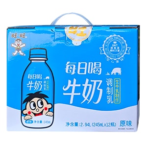 245ML*12旺旺每日喝牛奶(原味)